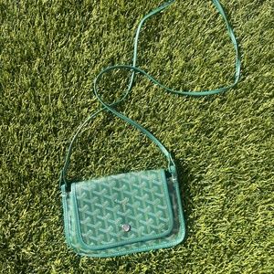 Goyardine Plumet Wallet Clutch Green